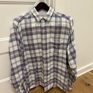 Faherty reversible shirt, size large